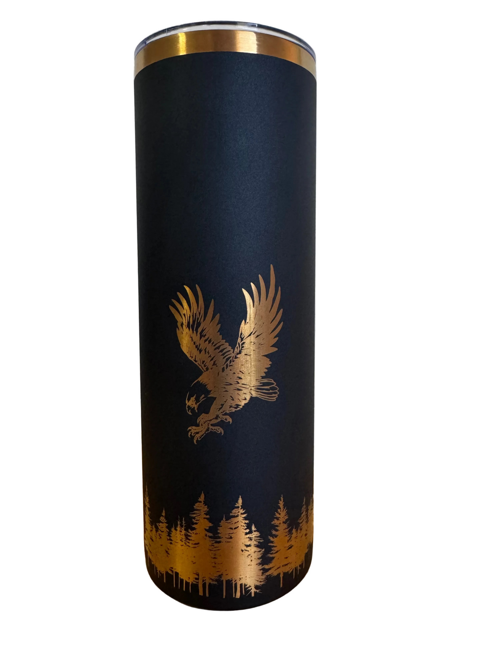 Skinny 20oz Copper Engraved Tumbler
